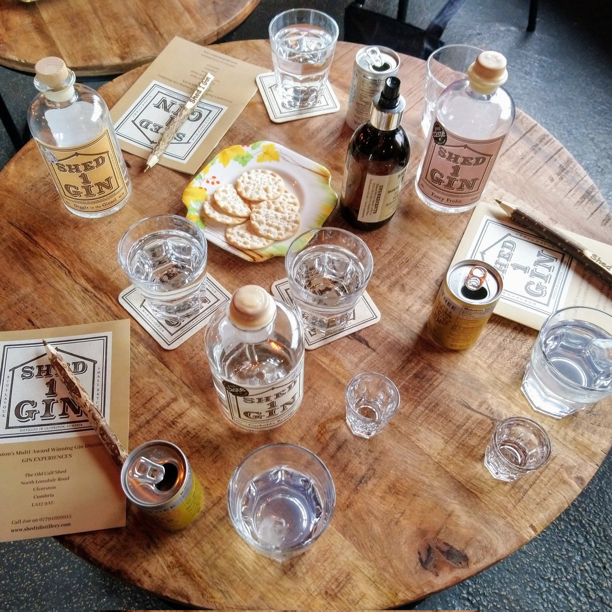 Distillery Tour &amp; Tasting, THURSDAYS &amp; SATURDAYS, at #SBS winner @Shed1Gin.
Welcome Gin, Gin chat in the Distillery, a minimum of 6 Gins to taste &amp; compare before choosing your favourite.
Book online, or call if you have any questions.
shed1distillery.com/product-catego…
#Cumbria