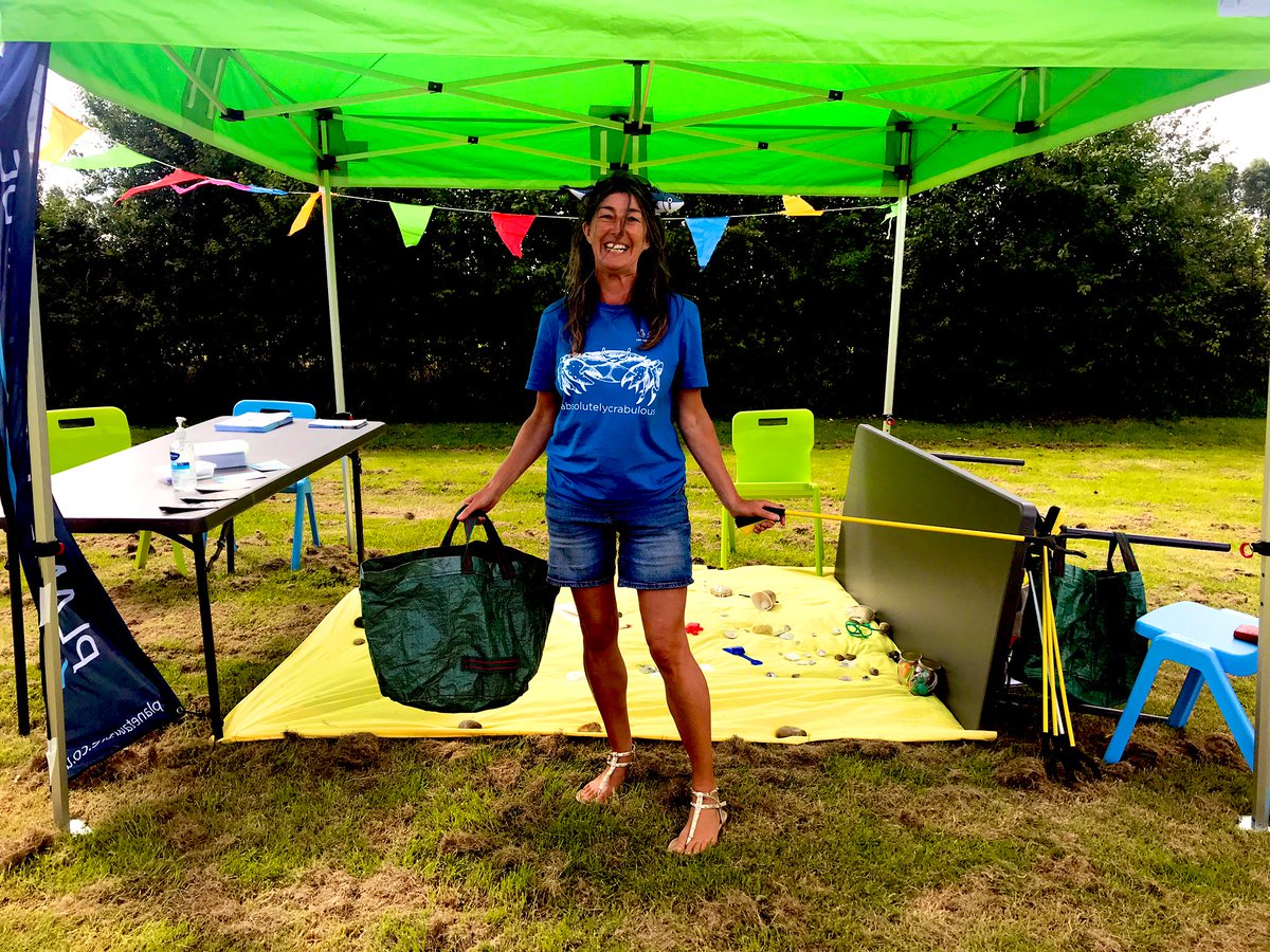Getting ready for our #BeachCleanGame and litter picking fun at Trosnant school supported by #peoplespostcodelottery <a href="/PPLComms/">PPLComms</a>