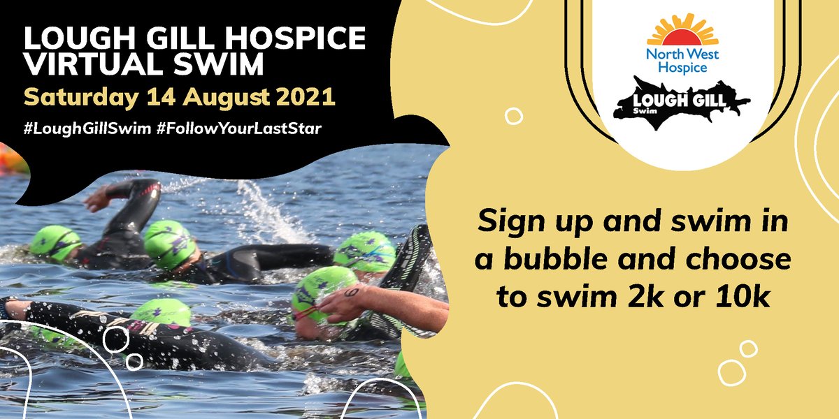 With 2 weeks to go before the main event, there is still time to register for the #LoughGillSwim so sign up, form a swim bubble with your friends and family, and join us in raising vital funds for an essential service to the North West region.
bit.ly/3l7Z1il