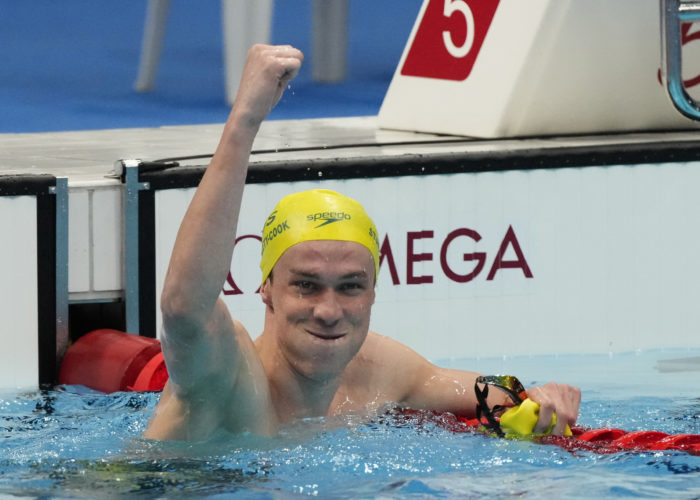 SwimmingWorld's tweet photo. Olympics: Zac Stubblety-Cook Strikes Australia’s Fifth Gold In 200 Breaststroke in Olympic Record Time - https://t.co/KLvp65aafy https://t.co/IwY2vKVUNu