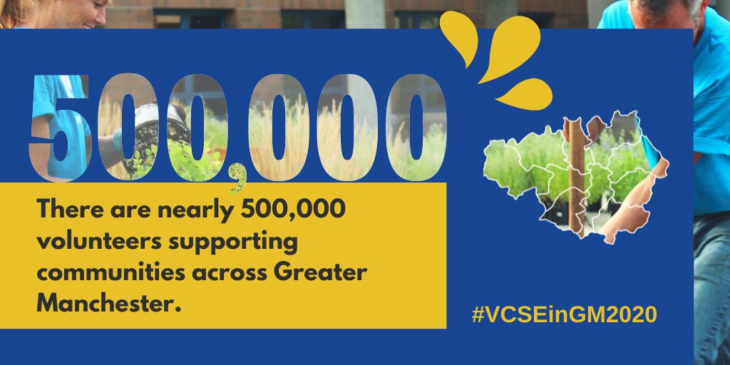 .@MW_VCSE now revealing that there are nearly 500,000 incredible volunteers supporting local communities in Greater Manchester. 'Communities, neighbourhoods, jumped on board...Which was absolutely overwhelming' #VCSEinGM2021