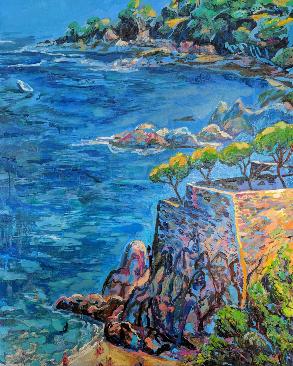 Coastal oil painting created from sketch work that made whilst on the coast of Spain last year. #fineart #fineartpainting #art #ArtistOnTwitter #ArtistoftheSummer #artist #Contemporaryart #Contemporarylandscape #Contemporaryartist #oilpainting #landscapepainting
