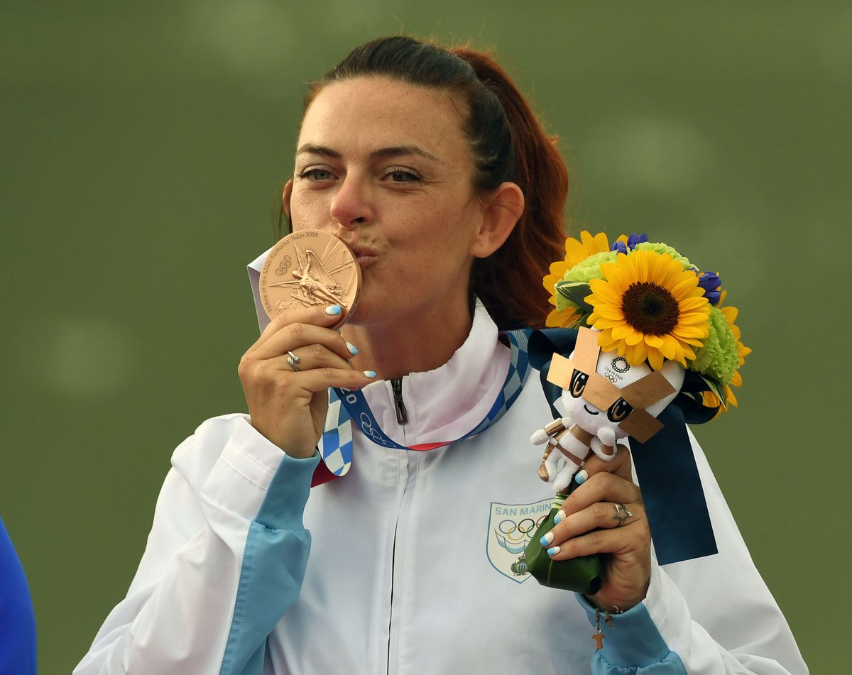 🥉 L'hai inseguita a lungo, ci hai sempre creduto: ora la medaglia è tutta tua! 

#followthedream #teamsanmarino 

📷Mezzelani Gmt