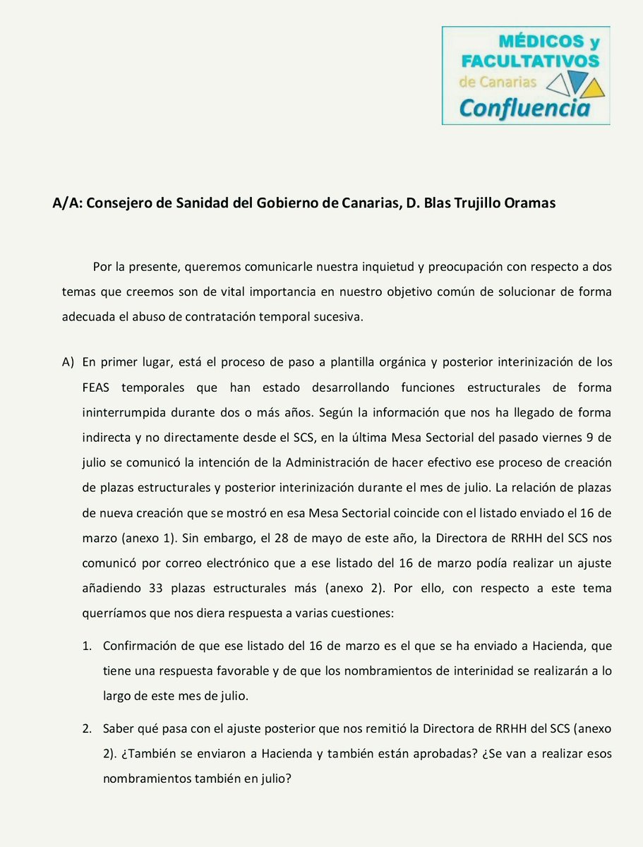 CONFLUENCIA Médicos Hospitales CANARIAS tweet media