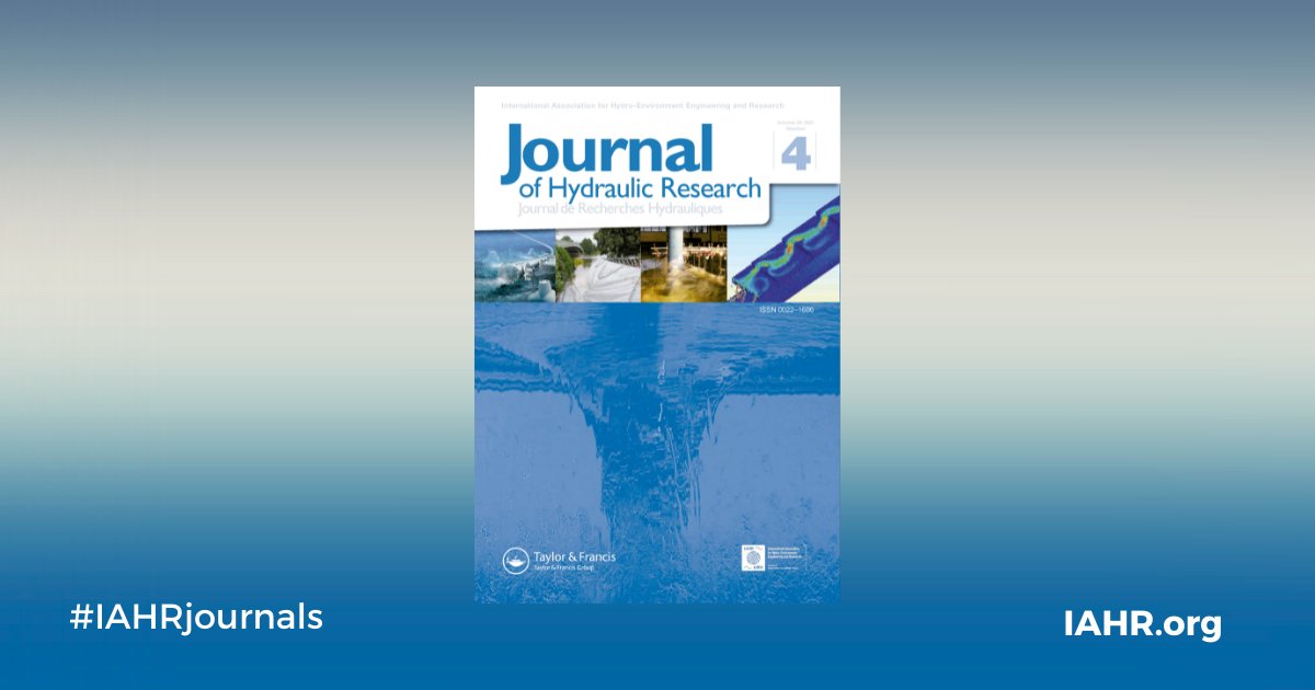 IAHR's tweet image. Issue 4/2021 of #IAHR Journal of #Hydraulic Research is out! iahr.org/index/detail/4… #numericalmodelling #IAHRjournals #JHR #HydraulicResearch #Hydroenvironment #science #research #impactfactor #leakdetection #hydraulics #engineering