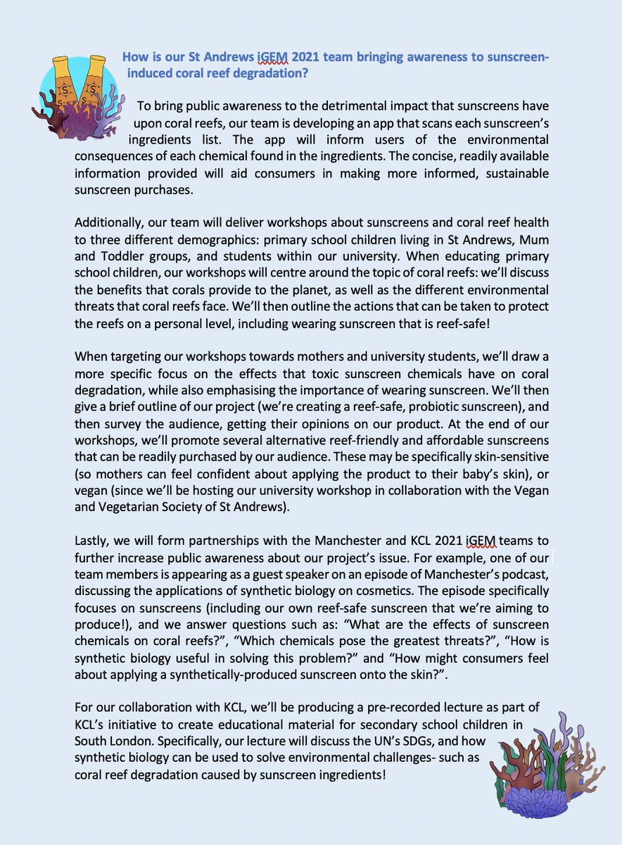 St Andrews iGEM Team 2021 tweet media