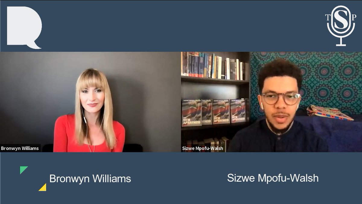 discourseza's tweet image. New episode!

@SizweMpofuWalsh joins @bronwynwilliams on #TheSmallPrint to discuss his latest book, "The New Apartheid."

Watch: youtu.be/scZS-JDc1l4
Listen: digitaldiscourseza.libsyn.com/apartheid-20