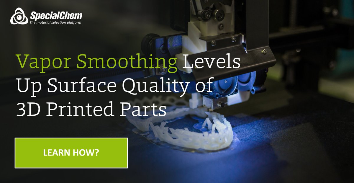Take the quality of your 3D printed parts to match the #surfacefinish achieved through #injectionmolding. Watch the webinar to get an in-depth view of vapor smoothing &amp; discover real-life use cases as well as more about the economical aspects. #3DPrinting bit.ly/3BTjn4P