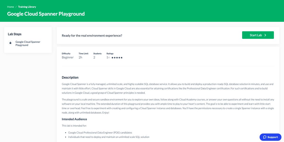 QANorthAmerica's tweet photo. [🎯 Lab by @stecasca - #GoogleCloudSpanner Playground] Explore this playground lab to practice your #GoogleCloud Spanner skills in a free-rein, empty #GCP environment by creating #CloudSpanner instances and databases in any way you see fit.
👉https://t.co/LmKWsemVXs https://t.co/6fWQGnL7Gx