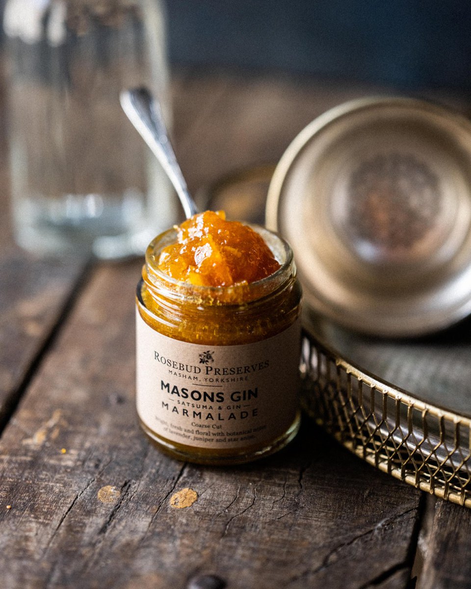 Bright and floral, Masons Gin Marmalade is a Rosebud favourite with botanical notes of lavender, juniper and star anise and a measure of Masons Yorkshire Gin to create a truly unique preserve.

Celebrate #YorkshireDay2021 on August 1st with Rosebud Preserves. 

#rosebudmarmalade