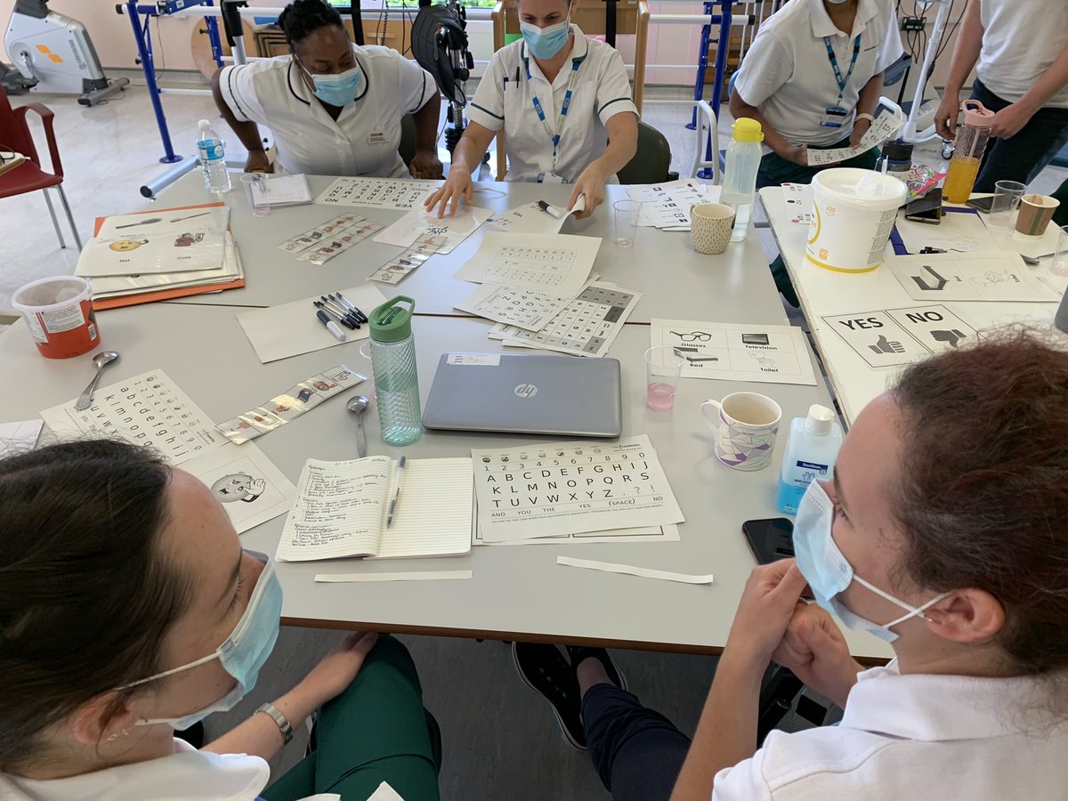 Dysphagia and aphasia teaching from our SLTs at Danesbury #CPD #Neurorehab #thickenedfluids