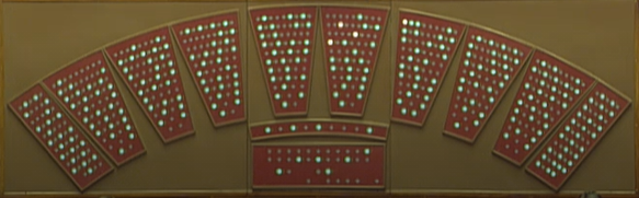 Montecitorio's tweet photo. #BilancioCamera, con 390 voti favorevoli via libera dell'Aula al Conto consuntivo per l'anno finanziario 2020 #OpenCamera https://t.co/IWXaEluiS5