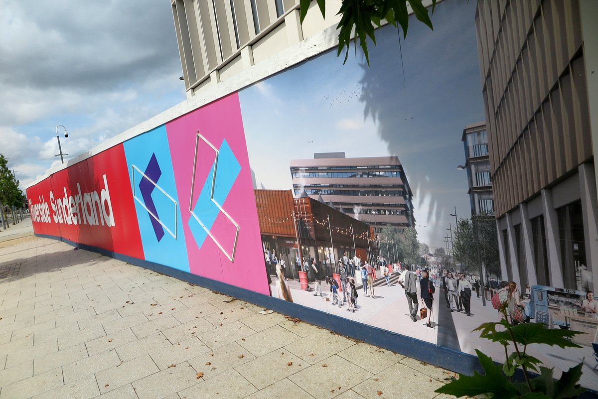 Spotted a familiar image on our travels. <a href="/RiversideSund/">Riverside Sunderland</a> looking good.