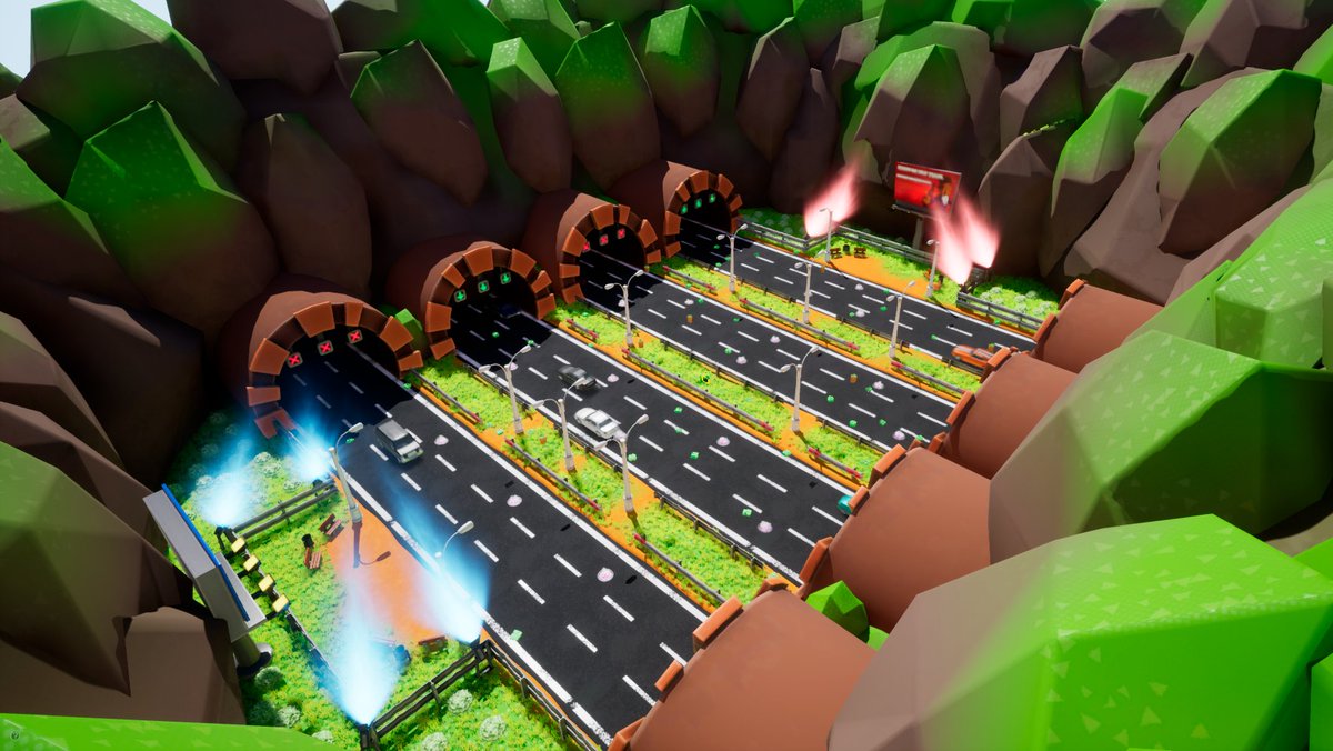 FestucsInt's tweet photo. Check out the improved Road map! Try to pick up all the money you can, but be careful with the cars! The drivers are a little bit distracted and they will hit you if you’re not cautious enough, which would leave you stunned for a few seconds...

#IndieGame #Videogame #UE4 #Unreal https://t.co/691MFiVQGf