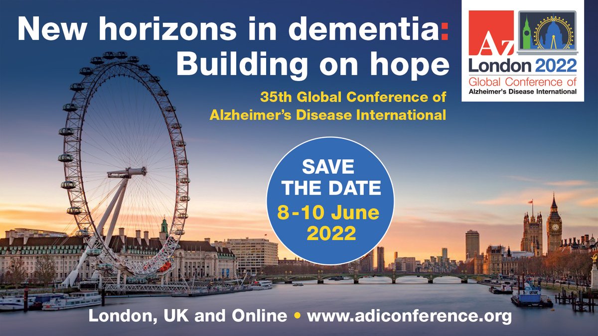 Looking for the latest information relating to our 35th global conference, taking place 8-10 June 2022? To keep up-to-date on #ADI2022 news, follow <a href="/AlzDisInt/">ADI</a> and sign up to the ADI conference mailing list at: bit.ly/3BAGP79