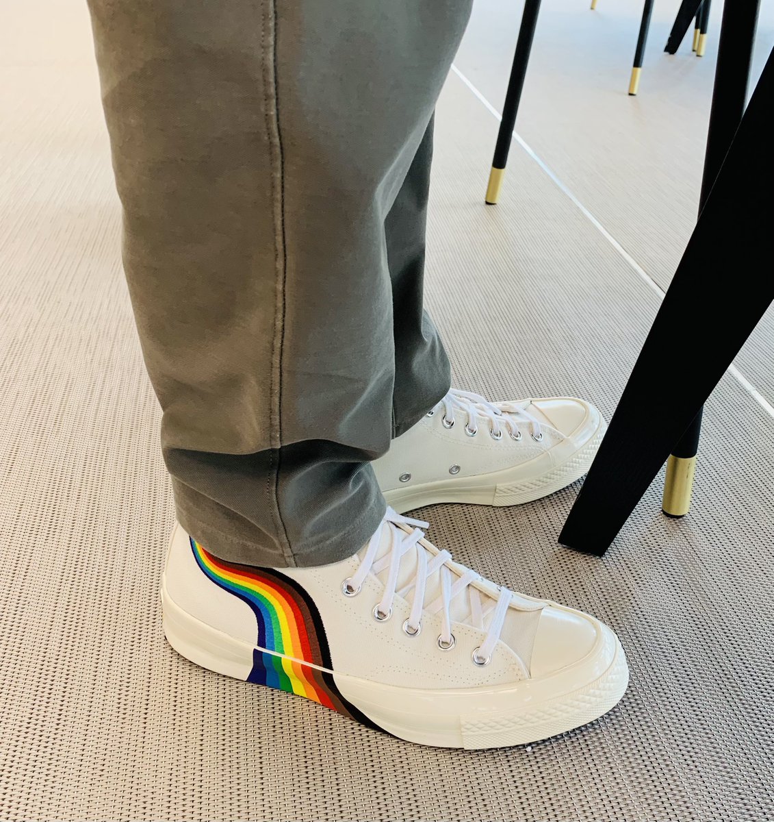 Well done &amp; thank you Seb Vettel, brave &amp; steadfast in your support of the #LGBTQ+ community of Hungary, literally walking the walk as well as talking the talk here in the Hungaroring paddock. #F1 #HungarianGP #WeRaceAsOne #LoveIsLove