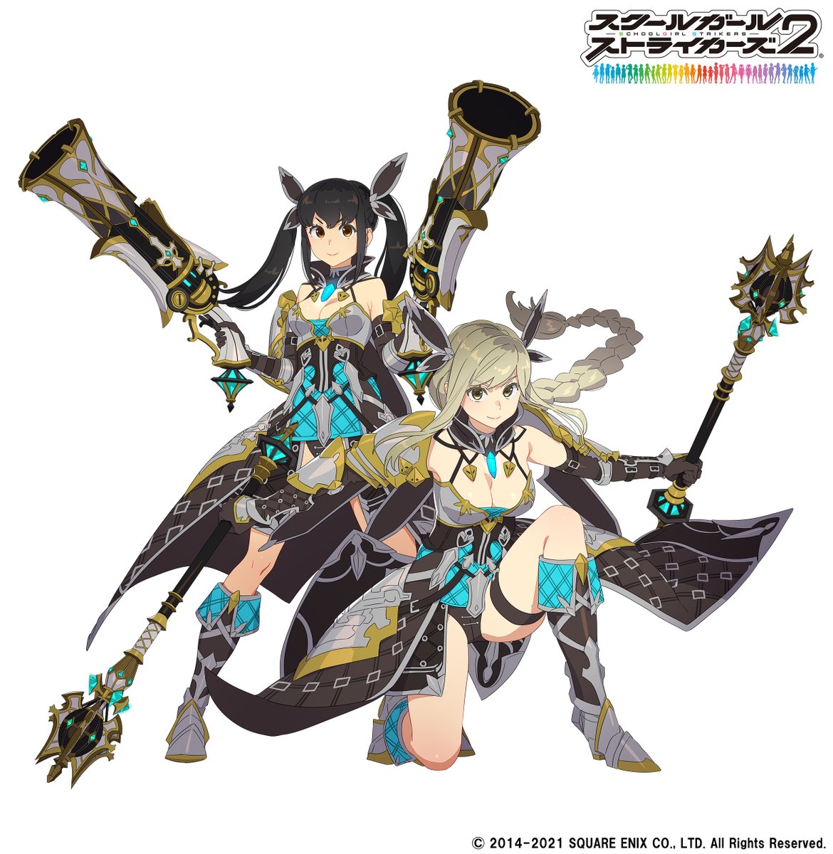 モシュネ スクールガールストライカーズ2 على تويتر 伊緒ちゃん まなちゃんの 星導変身 Exrメモカの全身イラストを公開モシュ 21 8 26までのロックオンガチャに登場してモシュよ スクスト2