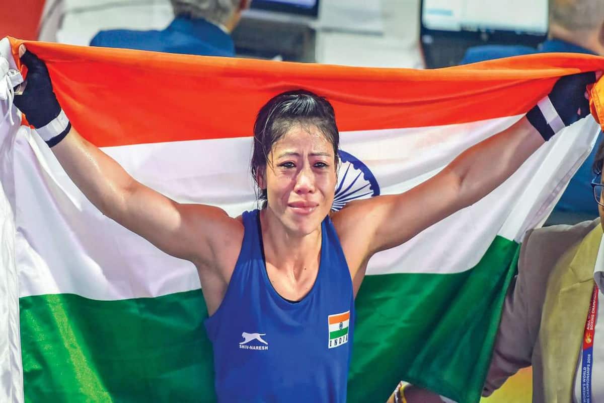 गर्व है भारत की बेटी पर! शाबाश <a href="/MangteC/">Dr. M C Mary Kom OLY</a>🥊How graceful she was in defeat. She'll forever be an inspiration. #GOAT #Olympics #TokyoOlympics