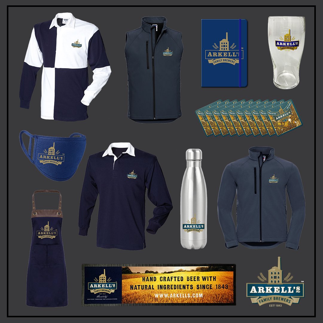 ArkellsBrewery's tweet photo. New items now added to the merchandise store online, including outerwear, barware and accessories. https://t.co/usheVcRA7S
#Merchandise #Gifts #BeerFan #Collector #DripMats #BarRunners #Glasses #Masks https://t.co/opEatzBTV0
