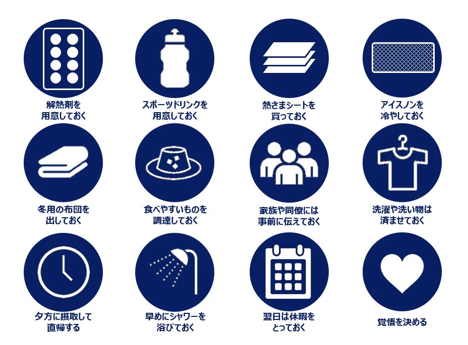 ピクトグラムで見る？ワクチン接種のオススメ事前準備まとめ！