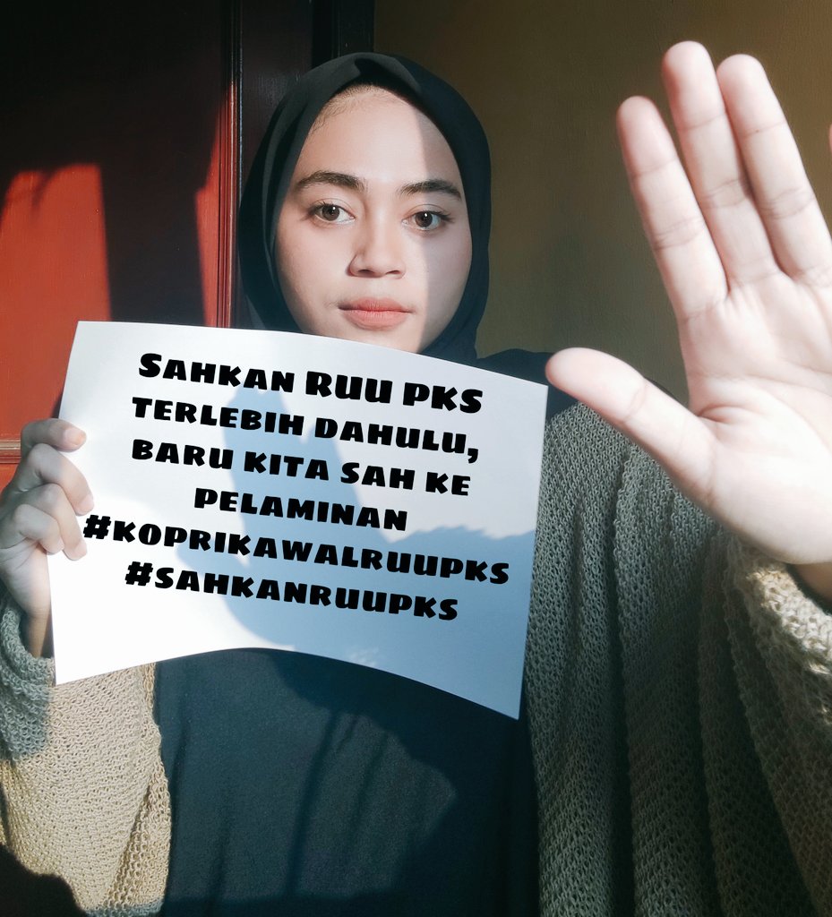 NurMaela6's tweet photo. @MayeHaq @WulanSari_AS @kopri_official Kawal sampai legal
#SahkanRUUPKS 
#koprikawalruupks https://t.co/7ulpl27aCr