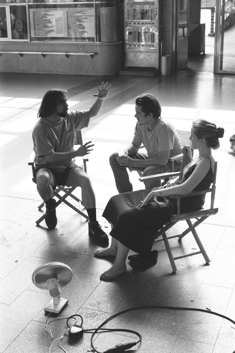 Happy Birthday to Richard Linklater, seen here during the making of BEFORE SUNRISE in the summer of 1994. 
