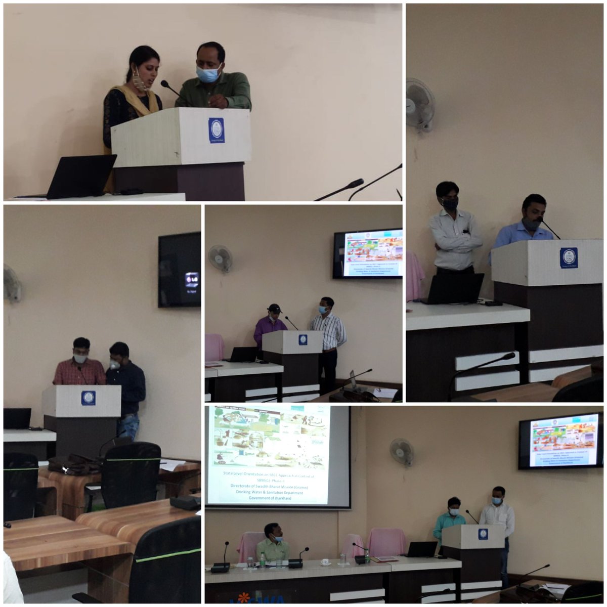 Swachhjhar's tweet photo. State team also discussed outline of district SBCC plan on new ODF + and ODF Sustainability materials recently launched by DDWS &
UNICEF.
#Towards ODF+ Village
@JharkhandCMO @MithileshJMM @swachhbharat @UNICEFIndia https://t.co/Q55N1hsjNx