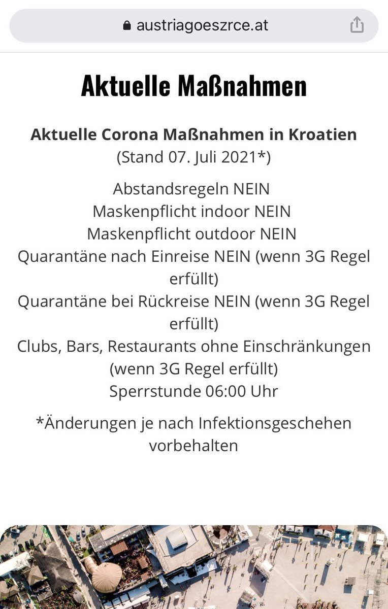 fatmike182's tweet photo. Wesentlicher ist bei „Austria goes Zrce“ ja epidemiologisch gesehen eher, ob in den Bussen bei def Anreise/Ausreise 3G kontrolliert wurde.
6h in einem Bus ist was anderes als Outdoor bei einem Festival.
Auf der Website wurde behauptet, dass das Bedingung ist.
#austrianweek https://t.co/f4vH4ALFoC