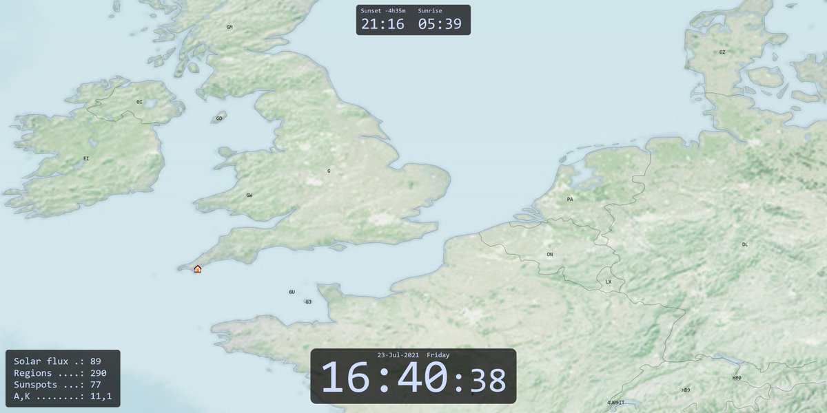 G4ELI's tweet image. Simon's World Map: Sorry - CPU bug, now fixed. Just download again from sdr-radio.com/simon-s-world-… .
#badprogrammer