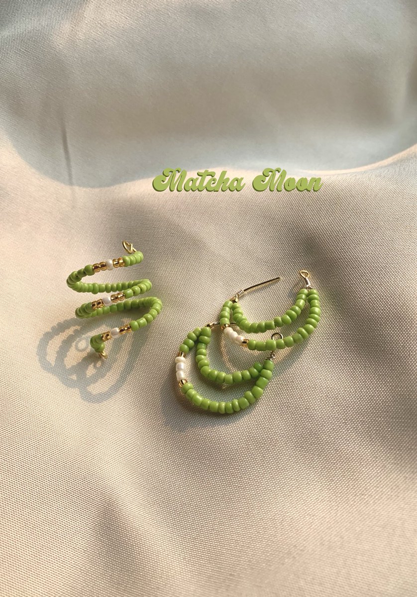 julwaskiewicz's tweet photo. matcha ring &amp; moon earring set
$20🧚🏼 https://t.co/Od4SHj7qnO