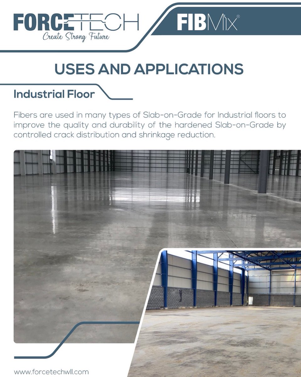 fibmix's tweet image. Steel fiber 
Industrial floor 
#forcetech #fibmix #steelfiber #industrial #industrialflooring #steelfibre
