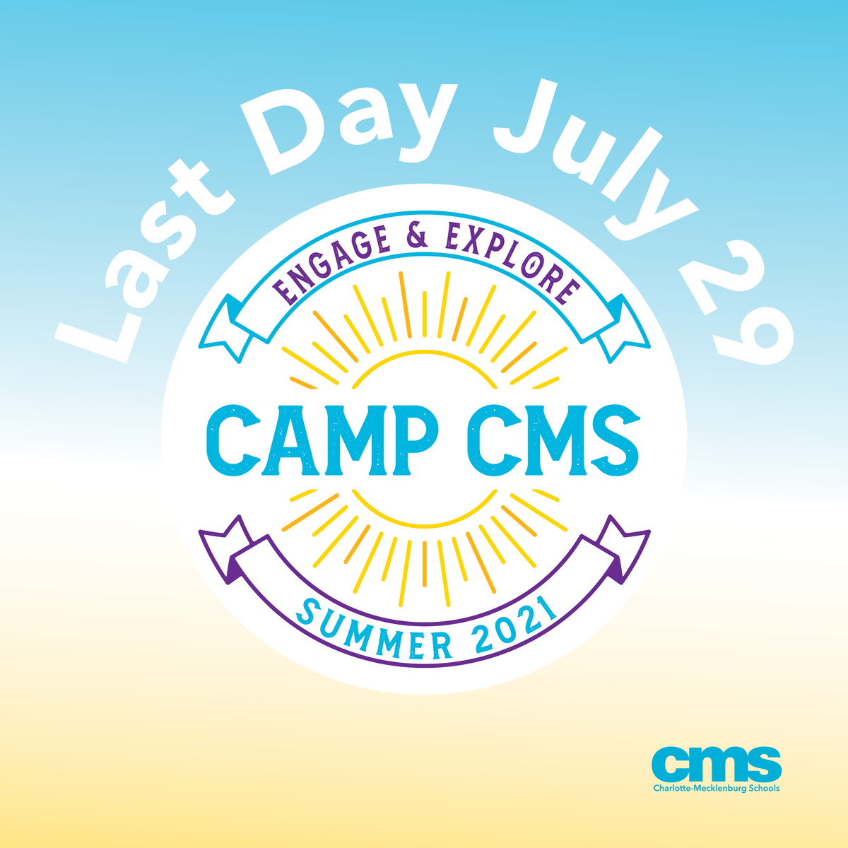 CharMeckSchools's tweet photo. Today is the final day of #CampCMS! Thanks to all the students who joined us. https://t.co/IFESrpSgE1