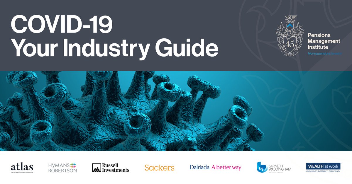 🔎 Why not read the PMI’s COVID-19 Your Industry Guide 2021 

John Wilson - @DalriadaTrustee takes a look at what have trustees learned about running pension schemes in the context of a global pandemic and more. 

Download now here: pensions-pmi.org.uk/knowledge/repo…

#PMIpensions