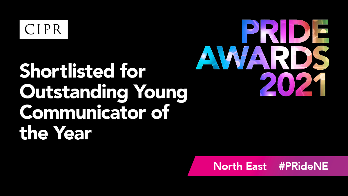 CIPR_Awards's tweet photo. Up next is the @CIPR_NorthEast #PRideNE shortlist for Outstanding Young Communicator of the year is @n_landcouncil and @inspirebelief_ Good luck! #PRideAwards https://t.co/xN8HxFco5q