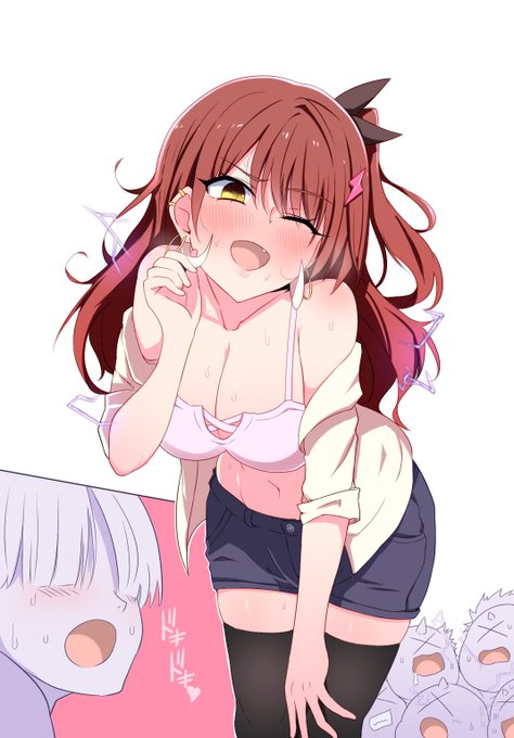 放電できる能力(放電量に応じて身体が発情してしまうデメリット付)を持つお人好し巨乳ギャル、襲われていたショタを助ける の巻 