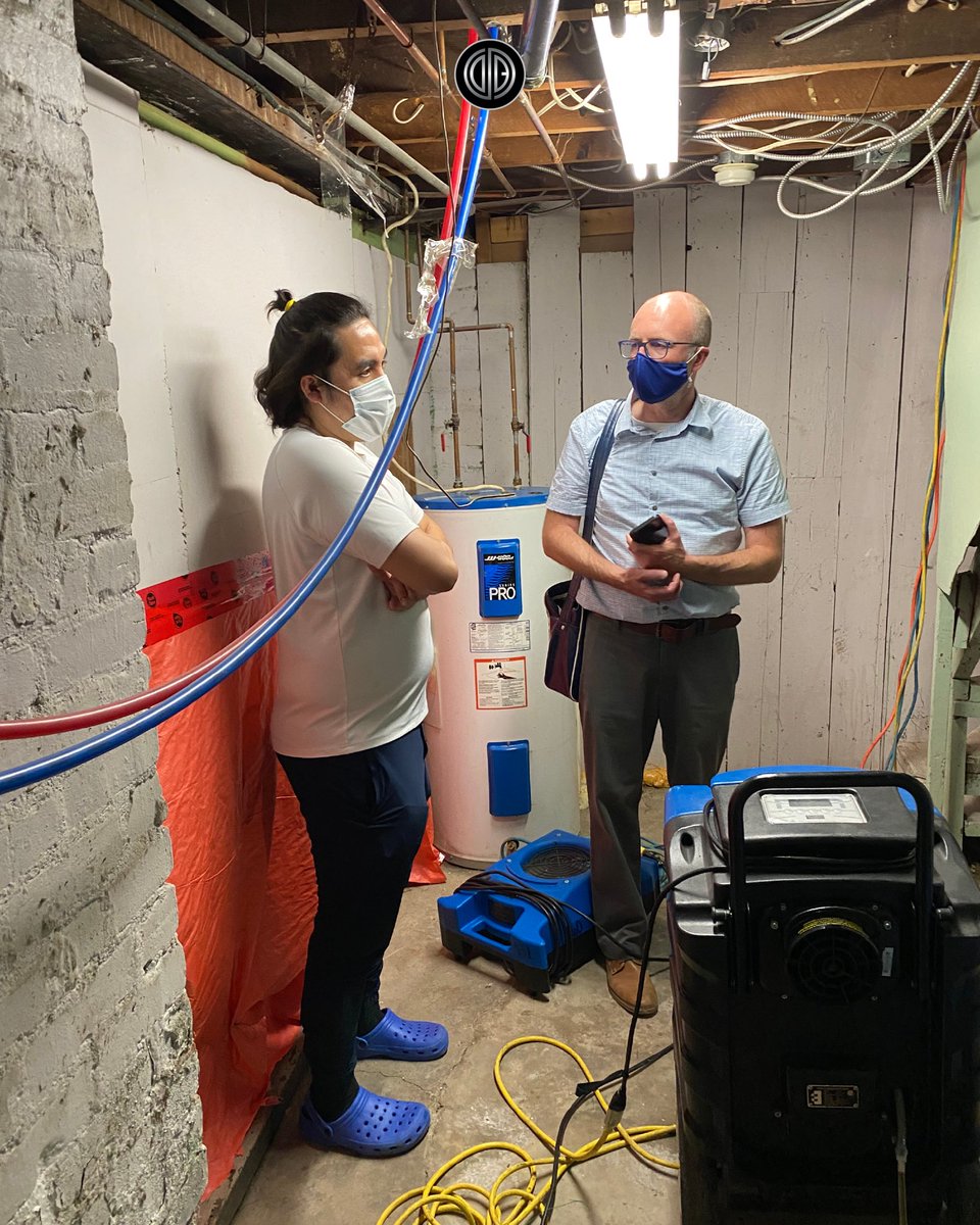 DSBClaims's tweet photo. Our newest Claims Executive Adjuster, Joe Denham, at an after-hours commercial water escape on behalf of our broker and insurer partner. He met with the policy holder during ongoing emergency services, and made the claim experience as smooth as possible. https://t.co/F23Kfkawg4 https://t.co/A4yRsU5gpQ