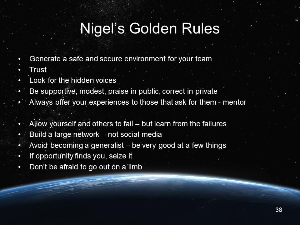 RealisticMed's tweet photo. The Golden Rules for leadership. 'The most important one I've learned is to look for the hidden voices', says Dr Packham. 'I call specifically on the people who haven't said much in meetings'. #RealisticMedicine https://t.co/6bz2PwHPZY