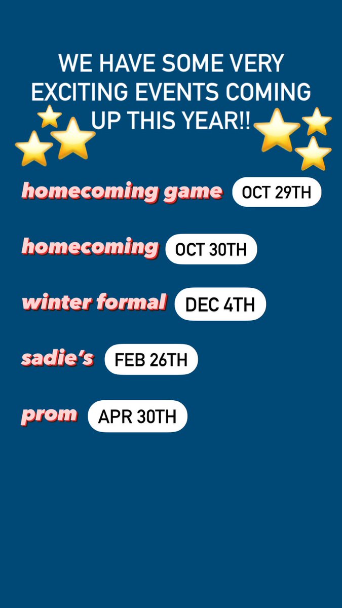 Plan ahead, Toros! Some fun events coming up!