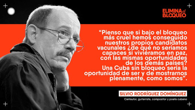 CubaMINREX's tweet photo. Las sanciones impuestas por Estados Unidos han hecho más difícil la gestión de Cuba frente a la COVID-19, pero no han podido acabar con la resistencia y la vida de los cubanos.

#EliminaElBloqueo 
#CubaSoberana https://t.co/YFk5kTcAOr