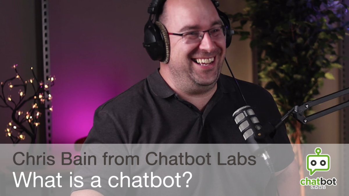 chatbotlabs's tweet photo. What is a #chatbot? https://t.co/jZYnTHGKXo - from a recent podcast with #hacktv> https://t.co/1ITrS3R9fi