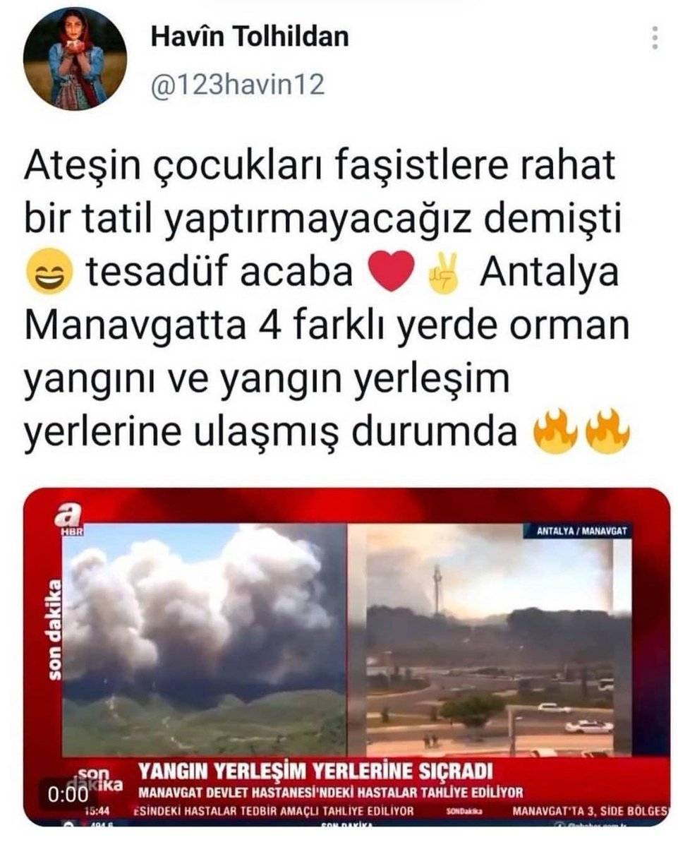 #manavgatyanıyor
İnsan olmak zor insan kalabilmek
Daha zor azizim sebep olanların yanacağı ateş daha büyük...