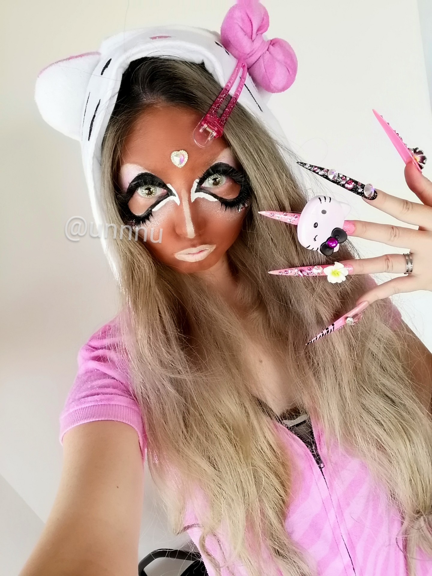 足軽 Unnnu パンダギャル パンダメイク の方がインパクトギャルになるぬ ん Z Twitter