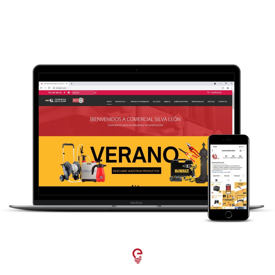 Intdea's tweet image. En #ComercialSilvaLeon saben la importancia que tiene una buena presencia tanto offline como online, y han confiado en nosotros para sus medios digitales. 🖥📱

Si también quieres que te echemos una mano, ¡no dudes en contactarnos! 💡

🌐intdea.com 

#intdea #leonesp