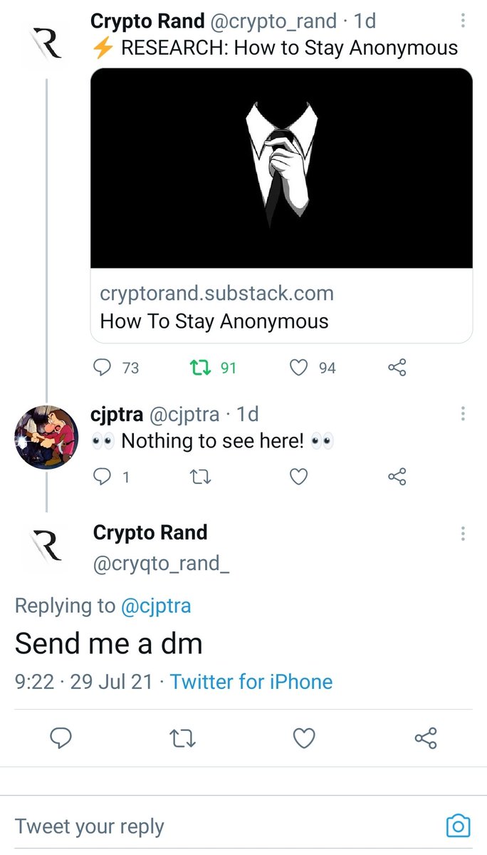 cjptra's tweet photo. Nice try! This never gets boring does it @crypto_rand ! 🤣🤣 https://t.co/3goWgLh0qe