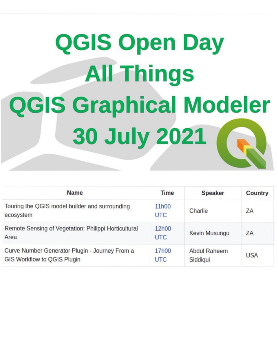 Don't miss tomorrow's #QGISOpenDay! More info: github.com/qgis/QGIS/wiki… #QGIS