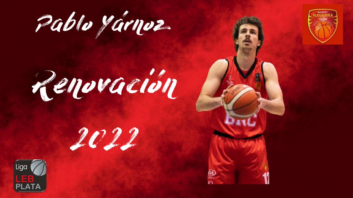 BasketNavarra's tweet photo. OFICIAL I #Renovación
Pablo Yárnoz (@yarnoztrulli) cumplirá su sexta temporada en Basket Navarra. 

➡️https://t.co/Qk7umVmKFz https://t.co/ph5oUMaxBP