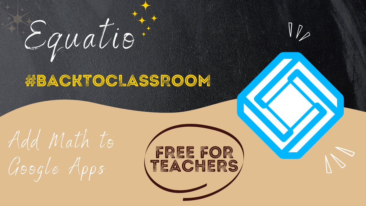 alicekeeler's tweet photo. If you are teaching math, #EquatIO by @texthelp is FREE for teachers. It allows you to add math symbols to Google Docs/Sheets/Slides/Forms

https://t.co/Dmzc32bZ8H  #BACKTOCLASSROOM #googleEDU