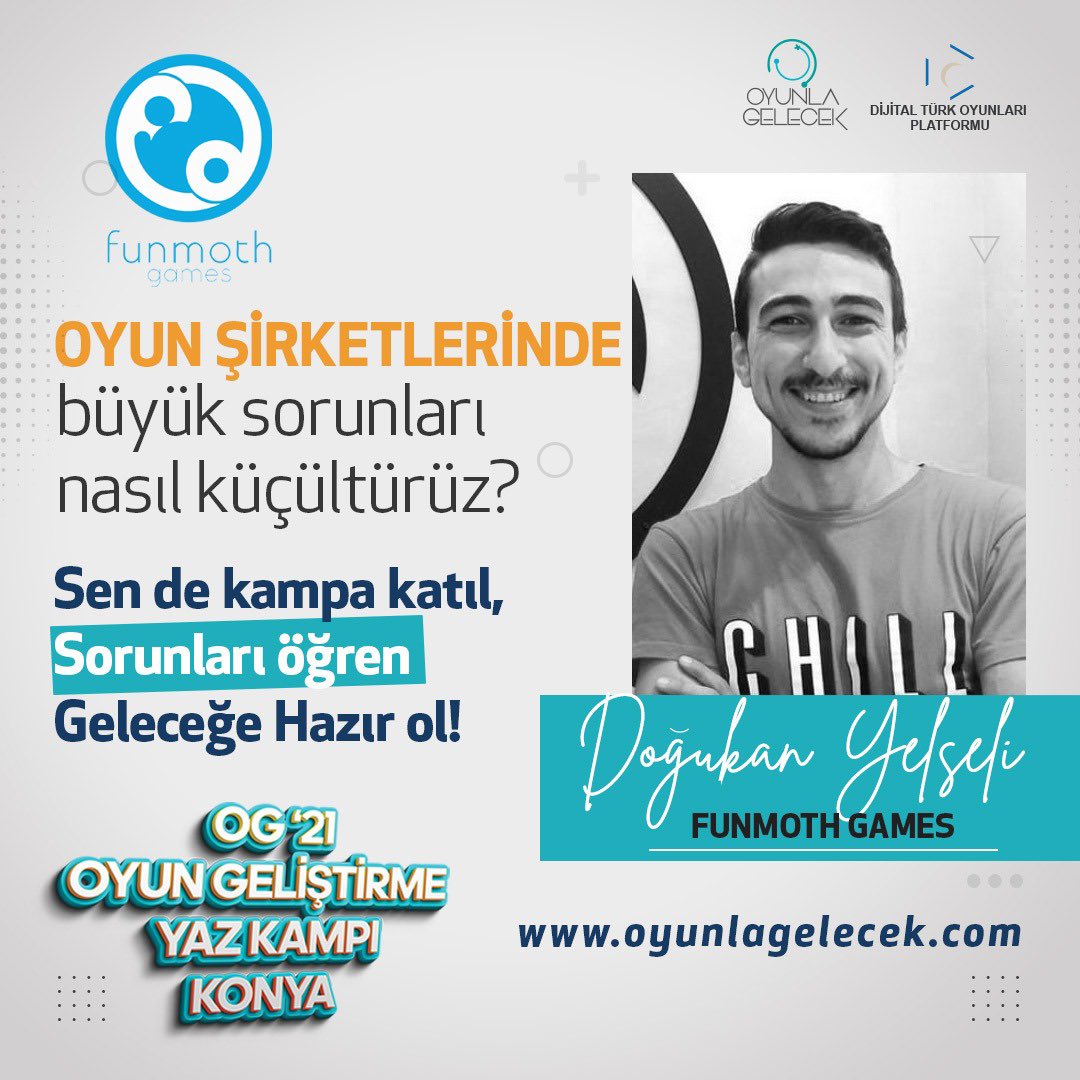 ✨Funmoth Games CEO’su Doğukan Yelseli’nin de katılacağı Oyunla Gelecek Yaz Kampı başlıyor!

🎮 Oyun girişimcileri ve oyun şirketlerinin profesyonel geleceğine yönelik püf noktaları sizleri bekliyor. 

Kayıt için; oyunlagelecek.com
