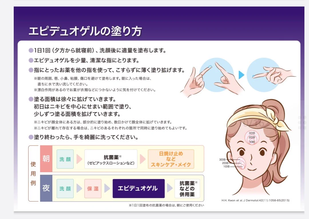 ニキビ クリーム 順番