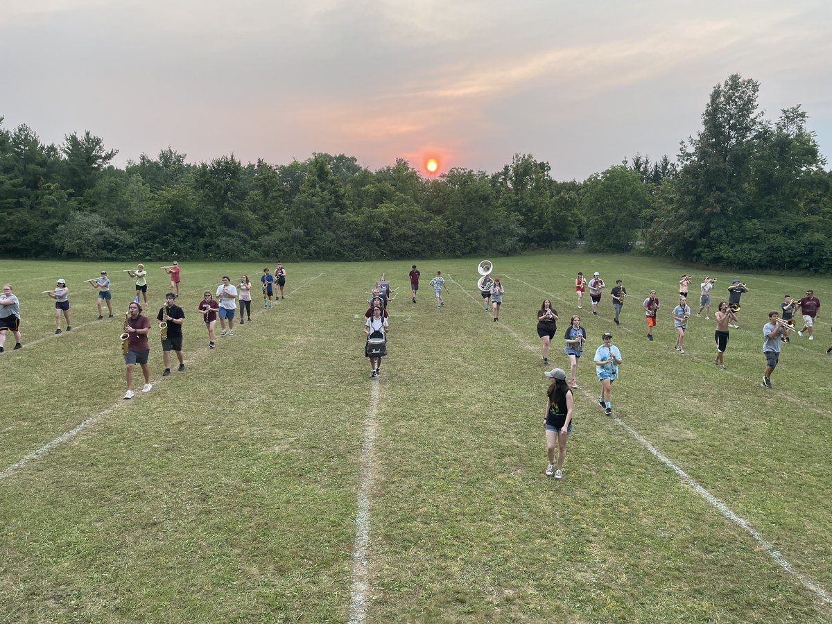 TheUHSMB's tweet photo. UHSMB Band Camp Day 2 https://t.co/ulUJpWF0AI